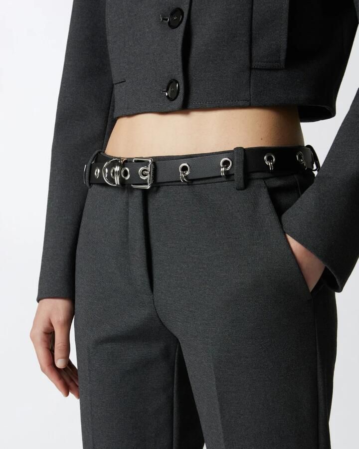 Pinko Stijlvolle Bello Pantalone Broek Gray Dames - Foto 4