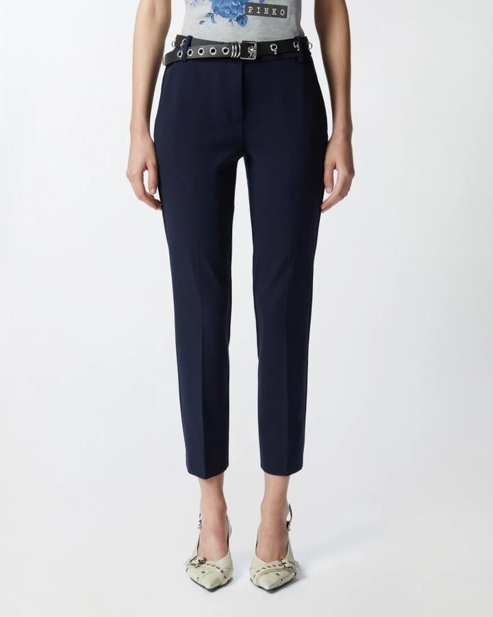 Pinko Klassieke Chinos voor dagelijks gebruik Blue Dames - Foto 2