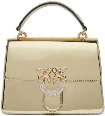 Pinko Crossbody bags Love One Top Handle Mini Light in goud - Foto 8