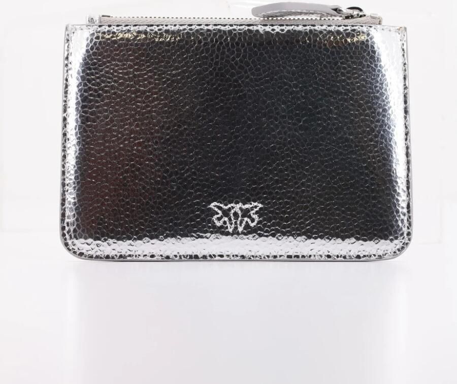 Pinko Stijlvolle Portemonnees en Kaarthouders Gray Dames