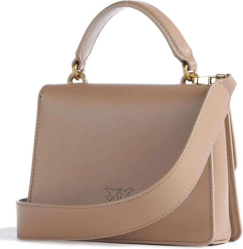 Pinko Crossbody bags Love One Top Handle Mini Light in poeder roze - Foto 5