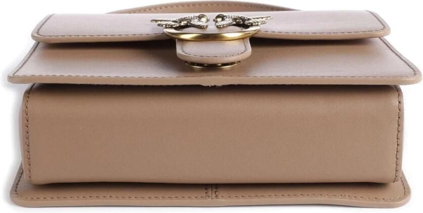 Pinko Crossbody bags Love One Top Handle Mini Light in poeder roze - Foto 7