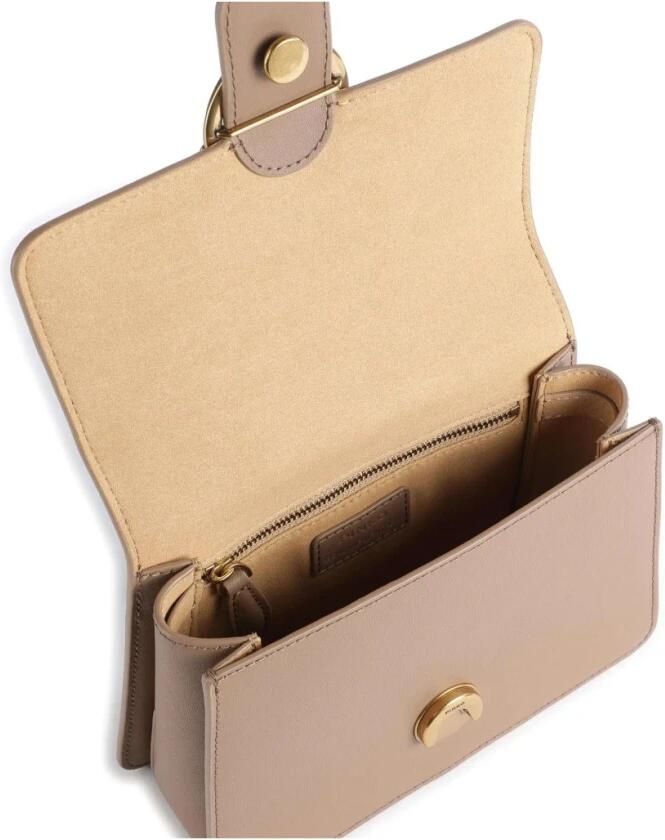 Pinko Crossbody bags Love One Top Handle Mini Light in poeder roze - Foto 6