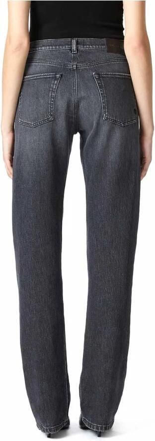 Pinko Vintage Grijs Straight-Fit Denim Jeans Gray Dames - Foto 3