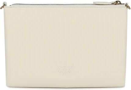 Pinko Witte Clutch Tas met Love Birds Diamond Cut Plaat White Dames - Foto 15