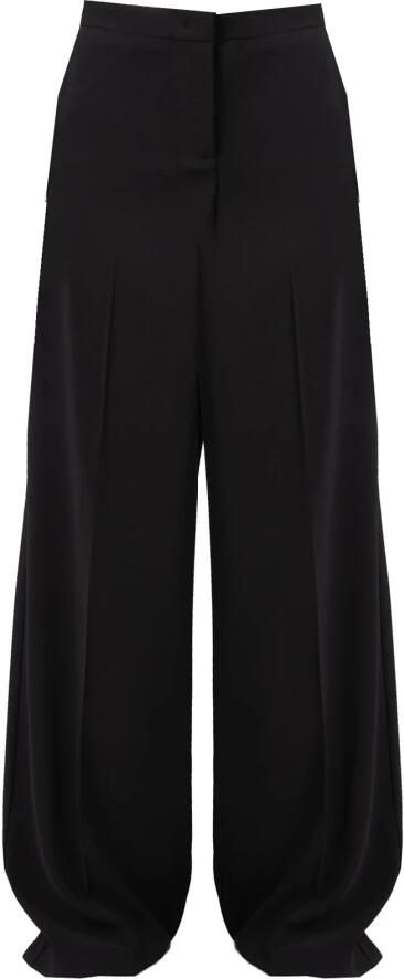 Pinko Elegante Palazzo Broek Zwart Outlet Prijs Black Dames - Foto 8