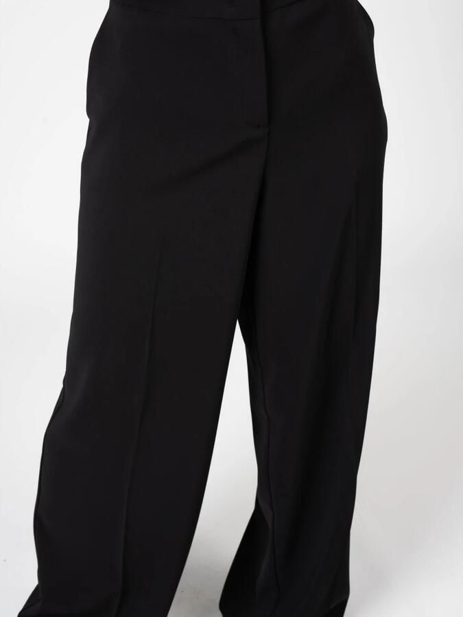 Pinko Elegante Palazzo Broek Zwart Outlet Prijs Black Dames - Foto 2