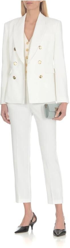 Pinko Double-breasted blazer met metalen knopen Pink Dames - Foto 4