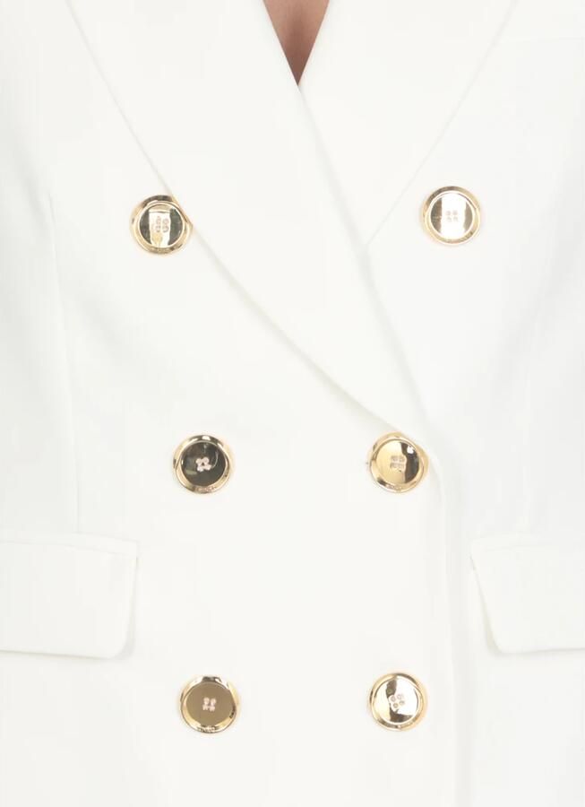 Pinko Double-breasted blazer met metalen knopen Pink Dames - Foto 2