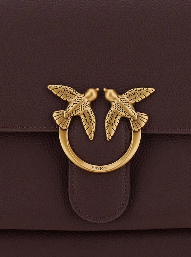 Pinko Bruine leren handtas Dames tassen Collectie Brown Dames - Foto 2