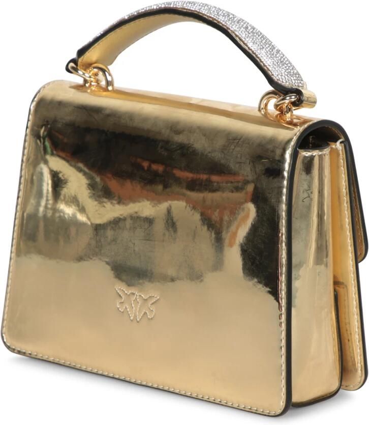 Pinko Crossbody bags Love One Top Handle Mini Light in goud - Foto 3