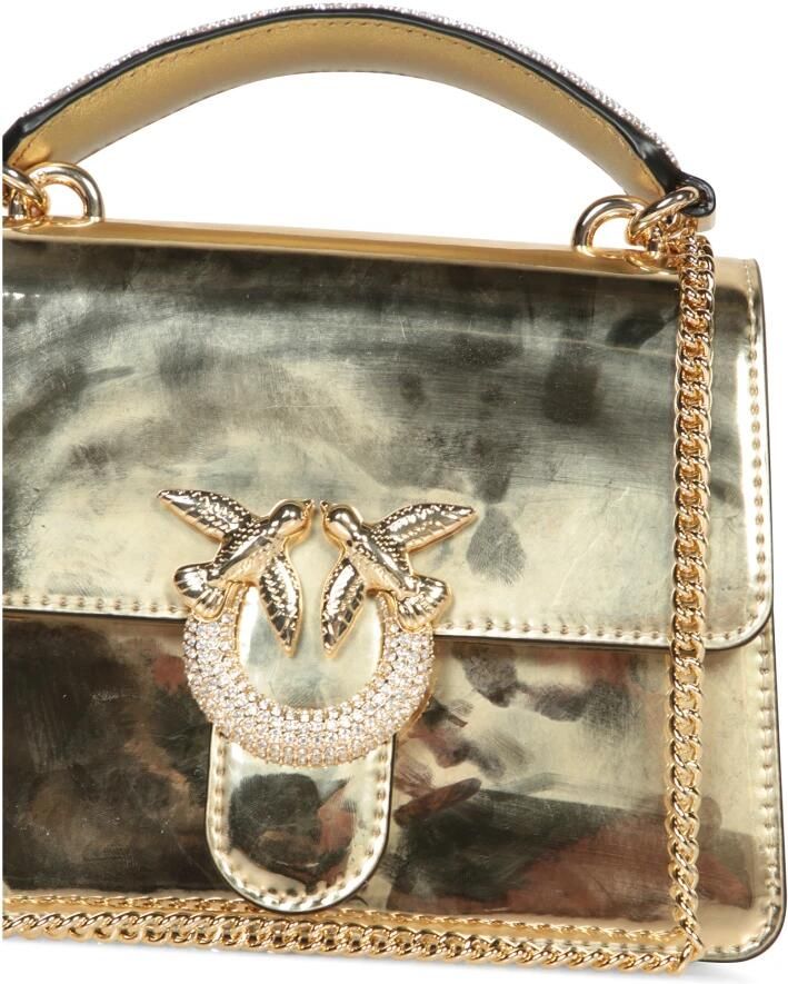Pinko Crossbody bags Love One Top Handle Mini Light in goud - Foto 2
