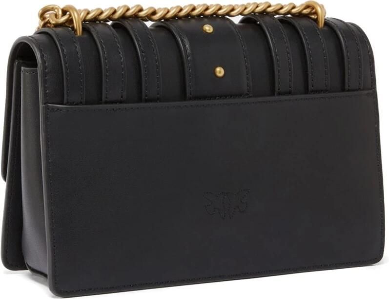 Pinko Hobo bags Love Leather Shoulder Bag With Straps in zwart - Foto 3