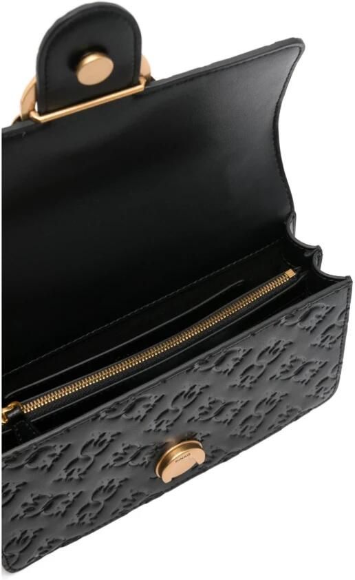 Pinko Zwarte en Gouden Schoudertas voor Vrouwen Black Dames - Foto 10