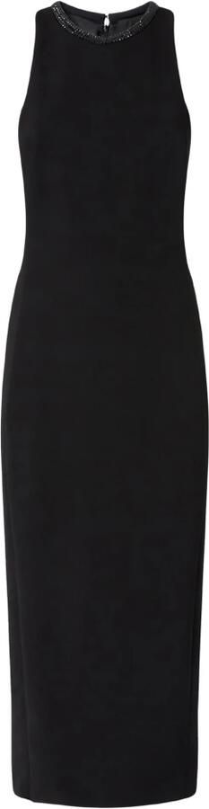 Pinko Elegante Viscose Jurk met Glamoureuze Details Black Dames - Foto 3