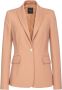 Pinko Bruine Single-Breasted Blazer Brown Dames - Thumbnail 1