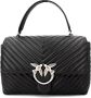 Pinko Quilted schoudertas met chevron patroon Black Dames - Thumbnail 1