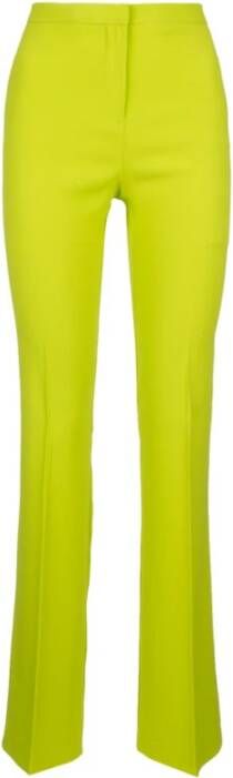Pinko Straight Trousers Green Dames