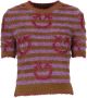 Pinko Round-neck Knitwear Meerkleurig Dames - Thumbnail 3