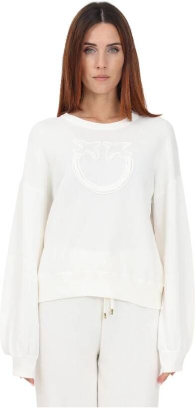 Pinko Stijlvolle Sweaters voor Vrouwen White Dames