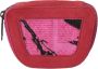 Pinko Roze suede bedrukte muntenhouder vrouwen stof ritssluiting met ritssluiting Roze Dames - Thumbnail 1