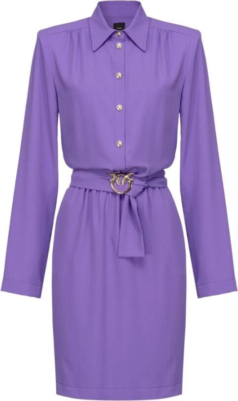 Pinko Shirt Dresses Purple Dames