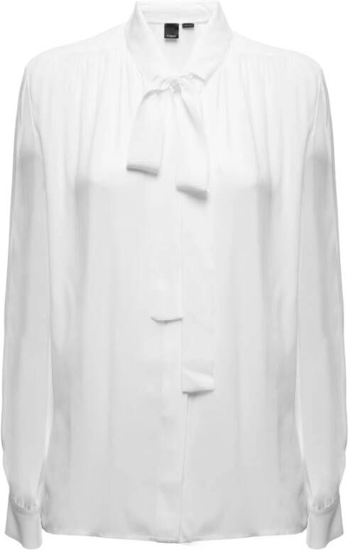 Pinko Witte Damesoverhemd Outlet Prijs White Dames