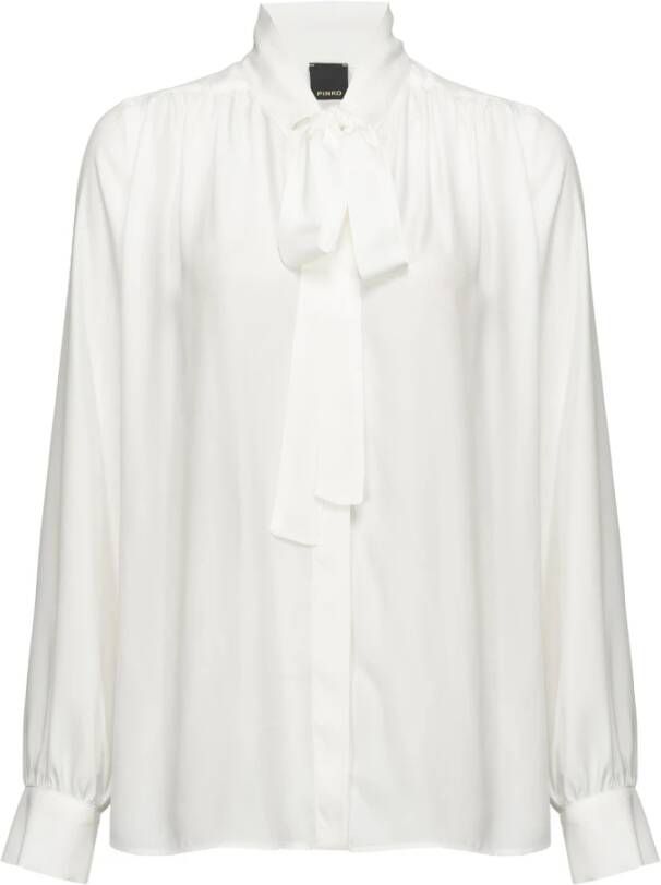 Pinko Witte Damesoverhemd Outlet Prijs White Dames