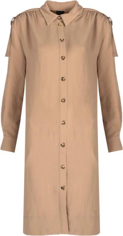 Pinko Shirtjurken Beige Dames