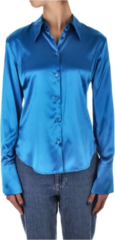 Pinko Blouses Shirts Blauw Dames