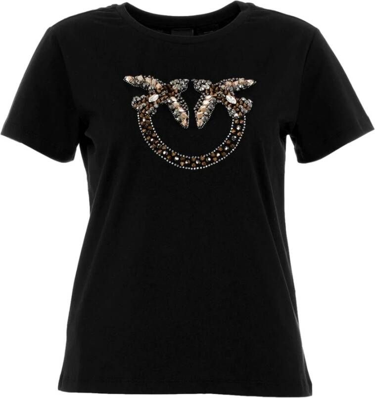 Pinko T-Shirts Zwart Dames