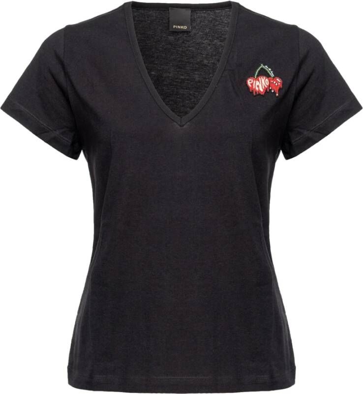 Pinko T-Shirts Zwart Dames