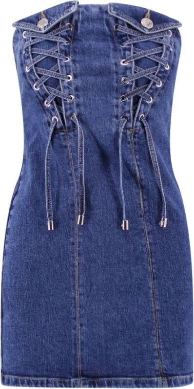Pinko Short Dresses Blauw Dames