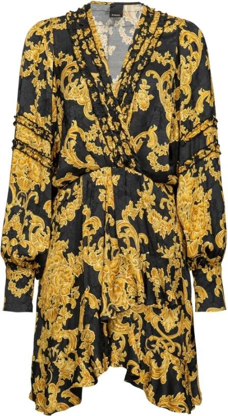 Pinko Short Dresses Geel Dames
