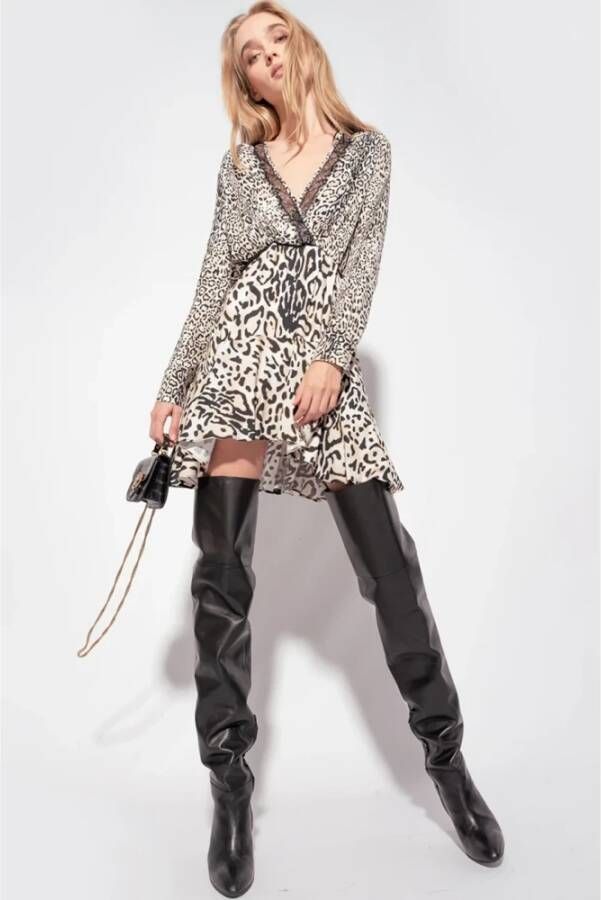 Pinko Short Dresses Grijs Dames