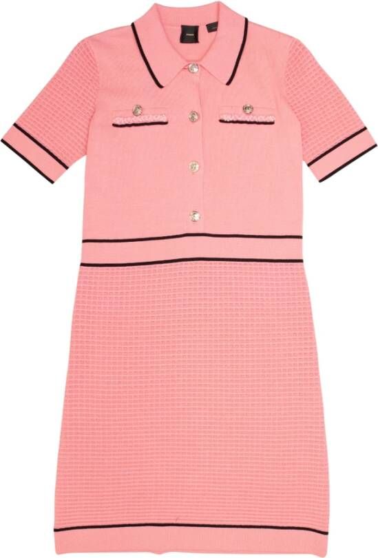 Pinko Short Dresses Roze Dames