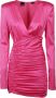 Pinko Short Dresses Roze Dames - Thumbnail 1