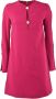 Pinko Polyester Jurk met Cut Out Details Pink Dames - Thumbnail 1