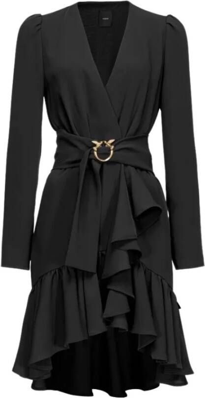 Pinko Short Dresses Zwart Dames