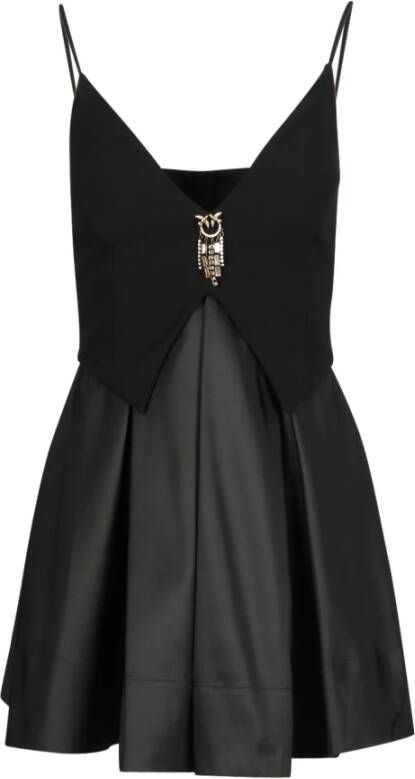 Pinko Short Dresses Zwart Dames