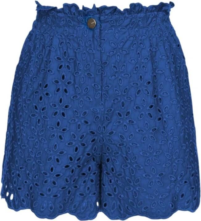 pinko Short Shorts Blauw Dames