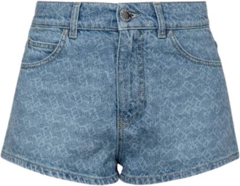 Pinko Shorts Blauw Dames