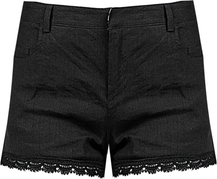 Pinko Shorts Zwart Dames