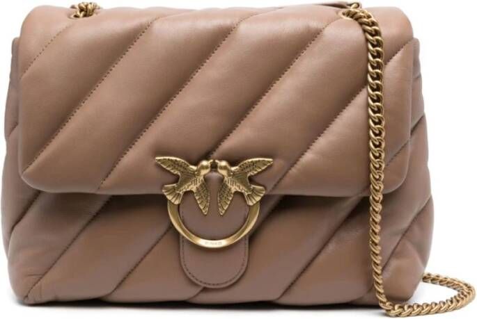 Pinko Shoulder Bags Beige Dames