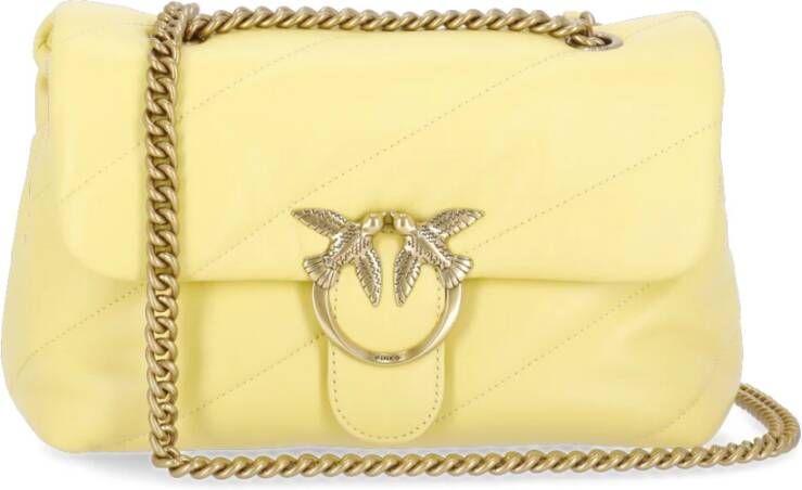 Pinko Women Bags Handbag Yellow Noos Geel Dames