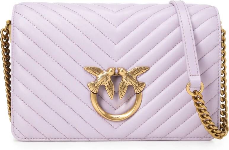 Pinko Shoulder Bags Paars Dames
