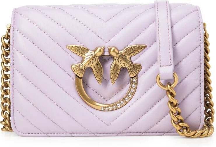 Pinko Shoulder Bags Paars Dames