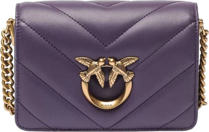 Pinko Shoulder Bags Purple Dames