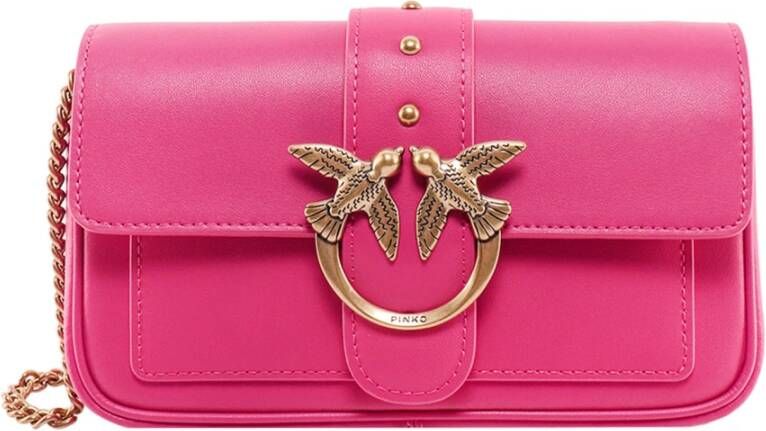 Pinko Shoulder Bags Roze Dames