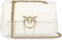 Pinko Gewatteerde Sheepskin Schoudertas met Love Birds White Dames - Thumbnail 13